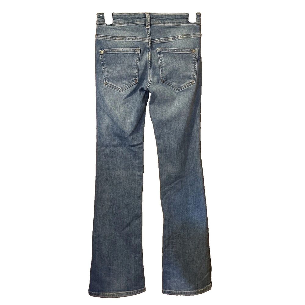 Anthropologie Pilcro The Demilune Boot Flare Bootcut Jeans Light Wash Size 25 - Picture 2 of 9